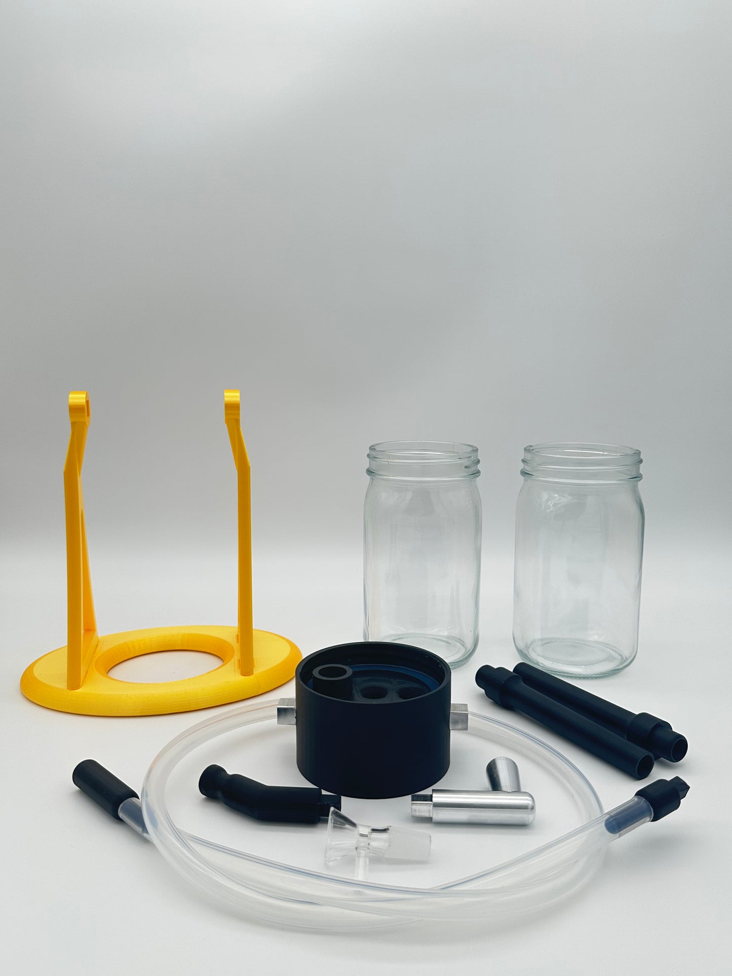 Metallic Gold / Black Gravity Glass Infuser