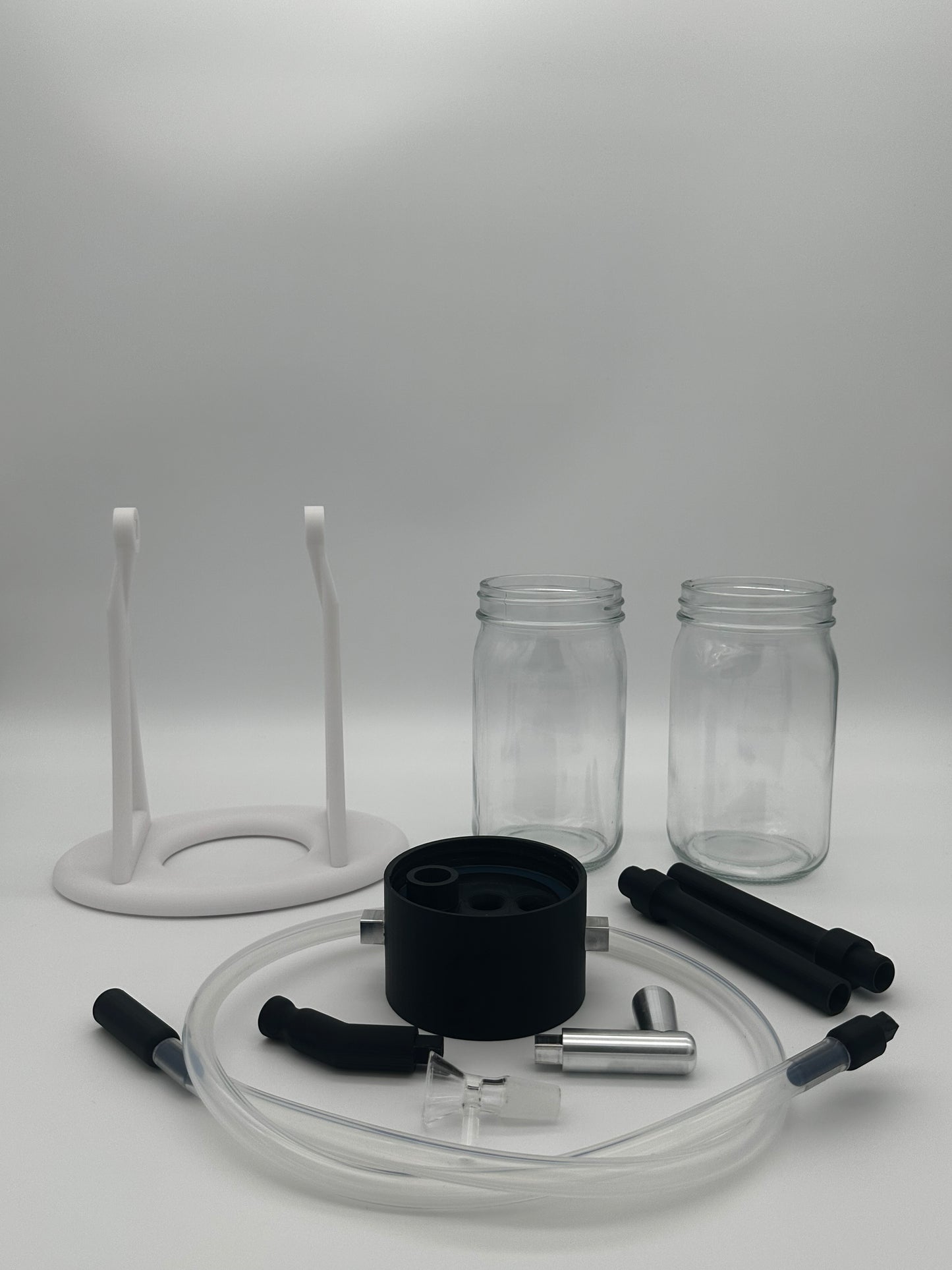 White / Black Gravity Glass Infuser