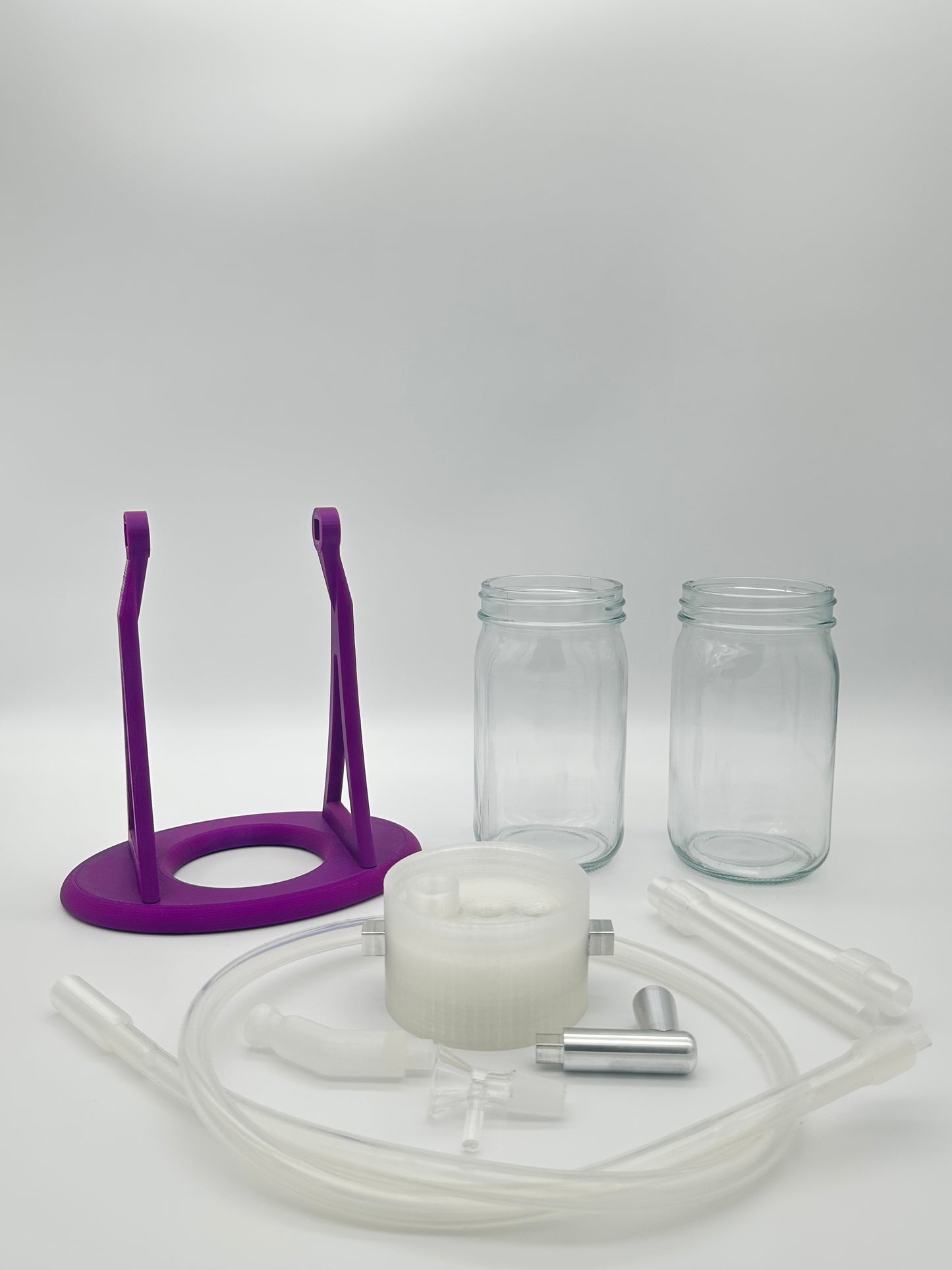 Grape Purple / Clear Gravity Glass Infuser