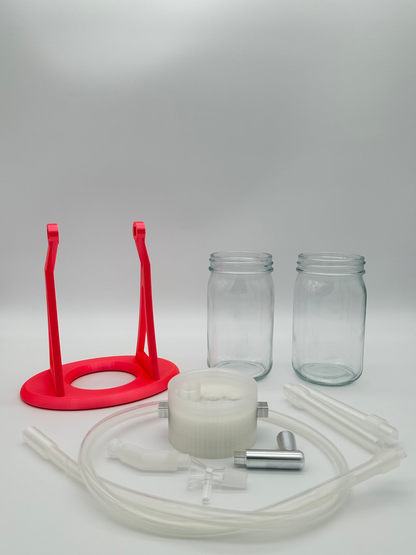 Neon Metallic Pink / Clear Gravity Infuser