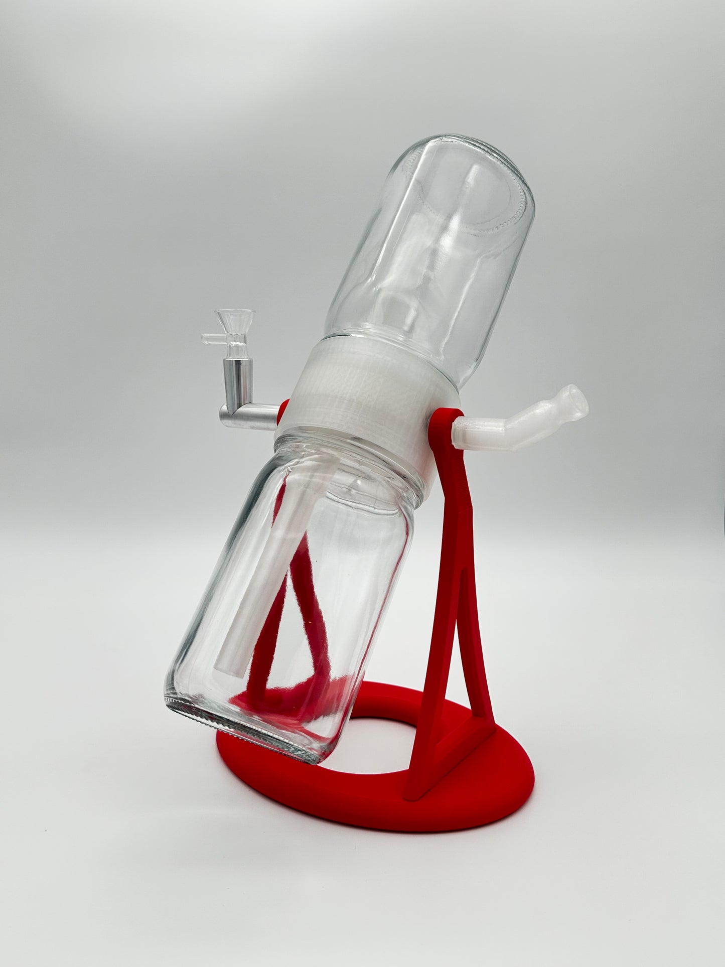 Candy Apple Red / Clear Gravity Glass Infuser