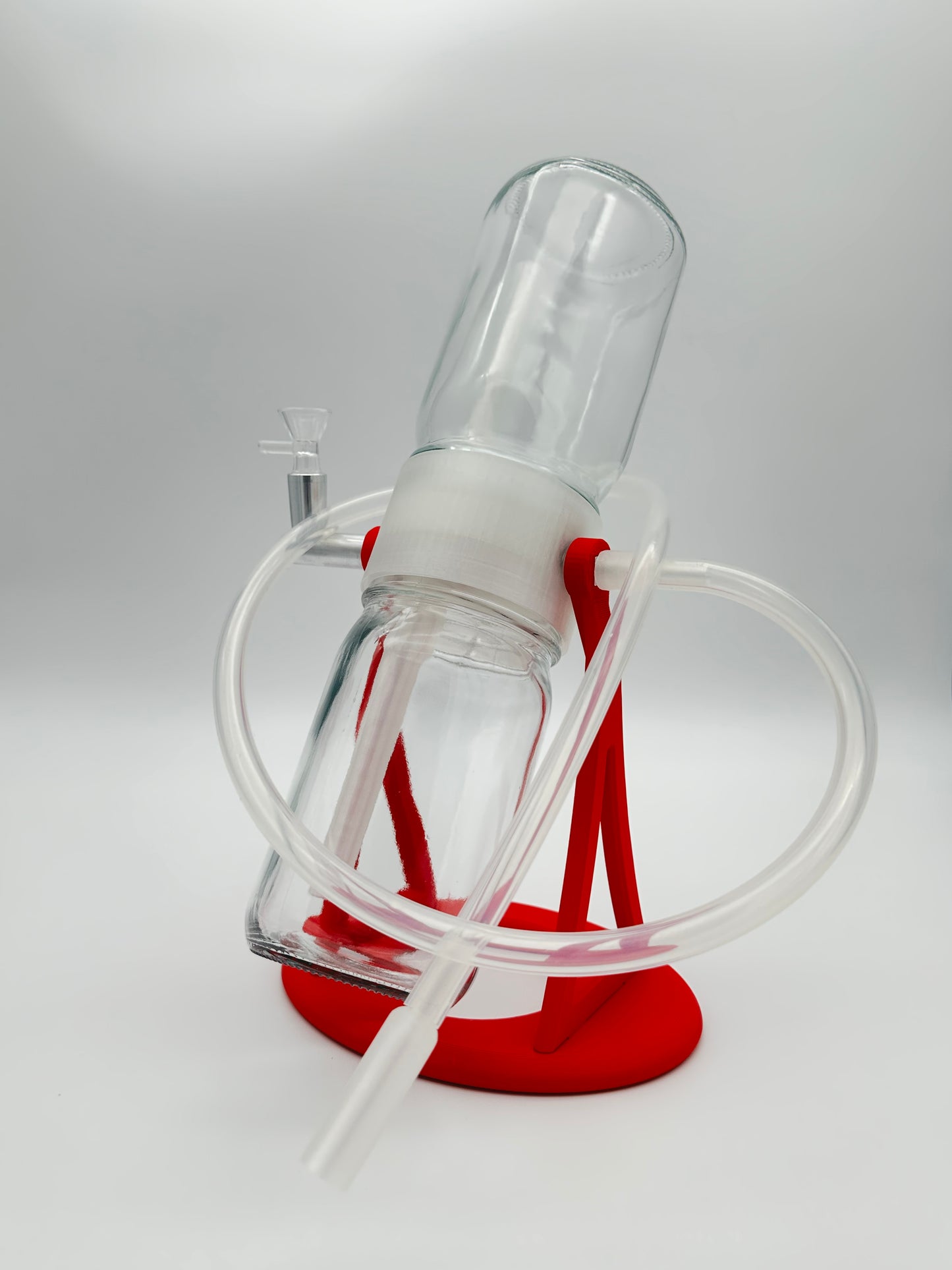 Candy Apple Red / Clear Gravity Glass Infuser