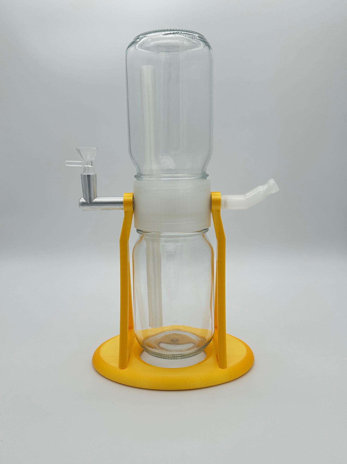 Metallic Gold / Clear Gravity Glass Infuser