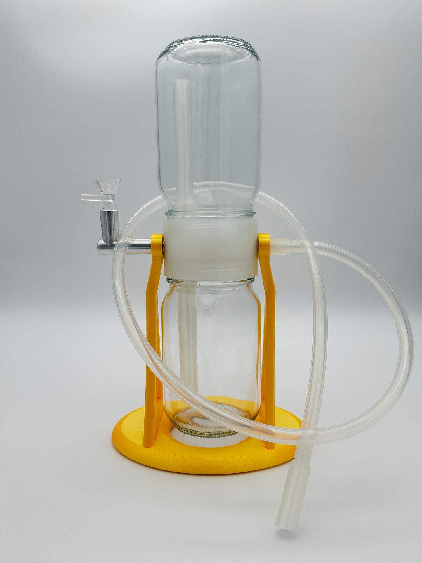 Metallic Gold / Clear Gravity Glass Infuser
