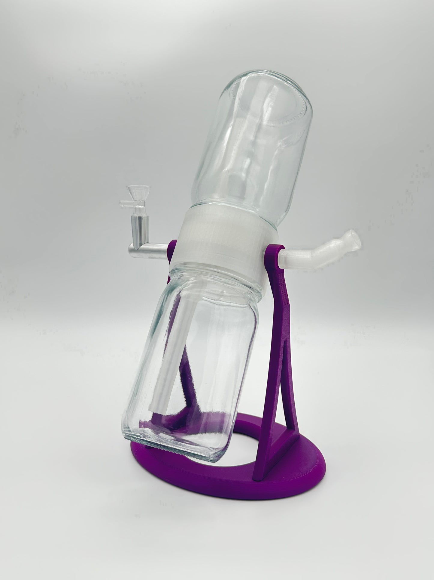 Grape Purple / Clear Gravity Glass Infuser