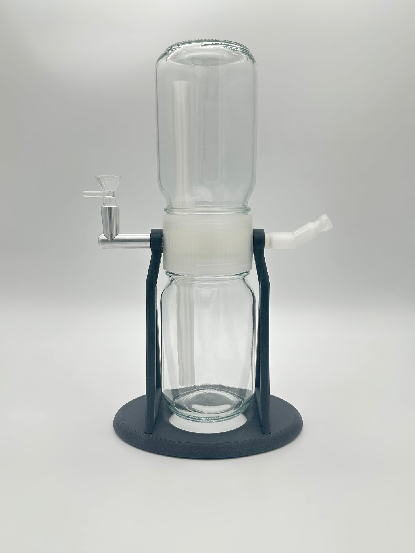 Steel Grey / Clear Gravity Glass Infuser