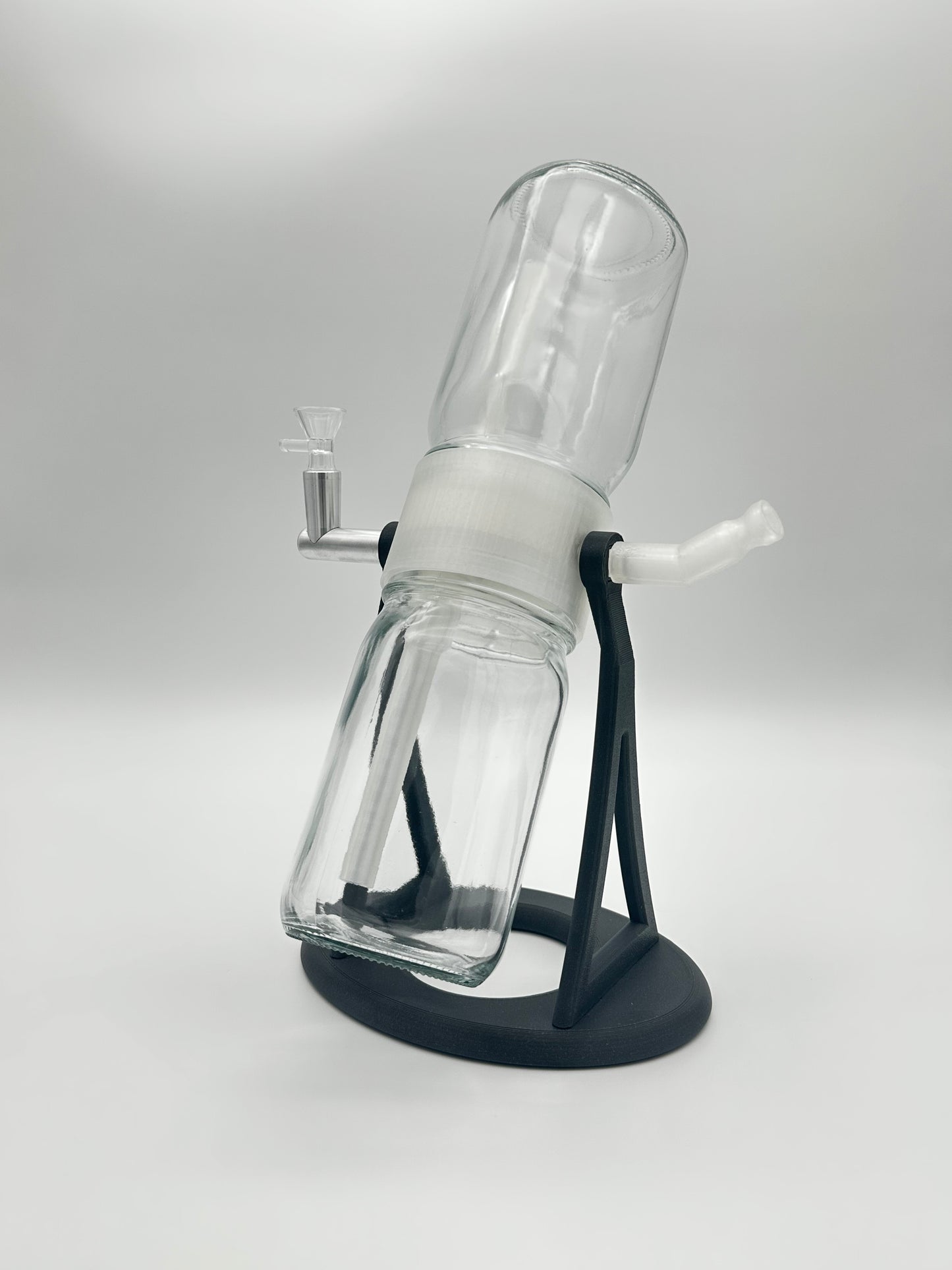 Steel Grey / Clear Gravity Glass Infuser