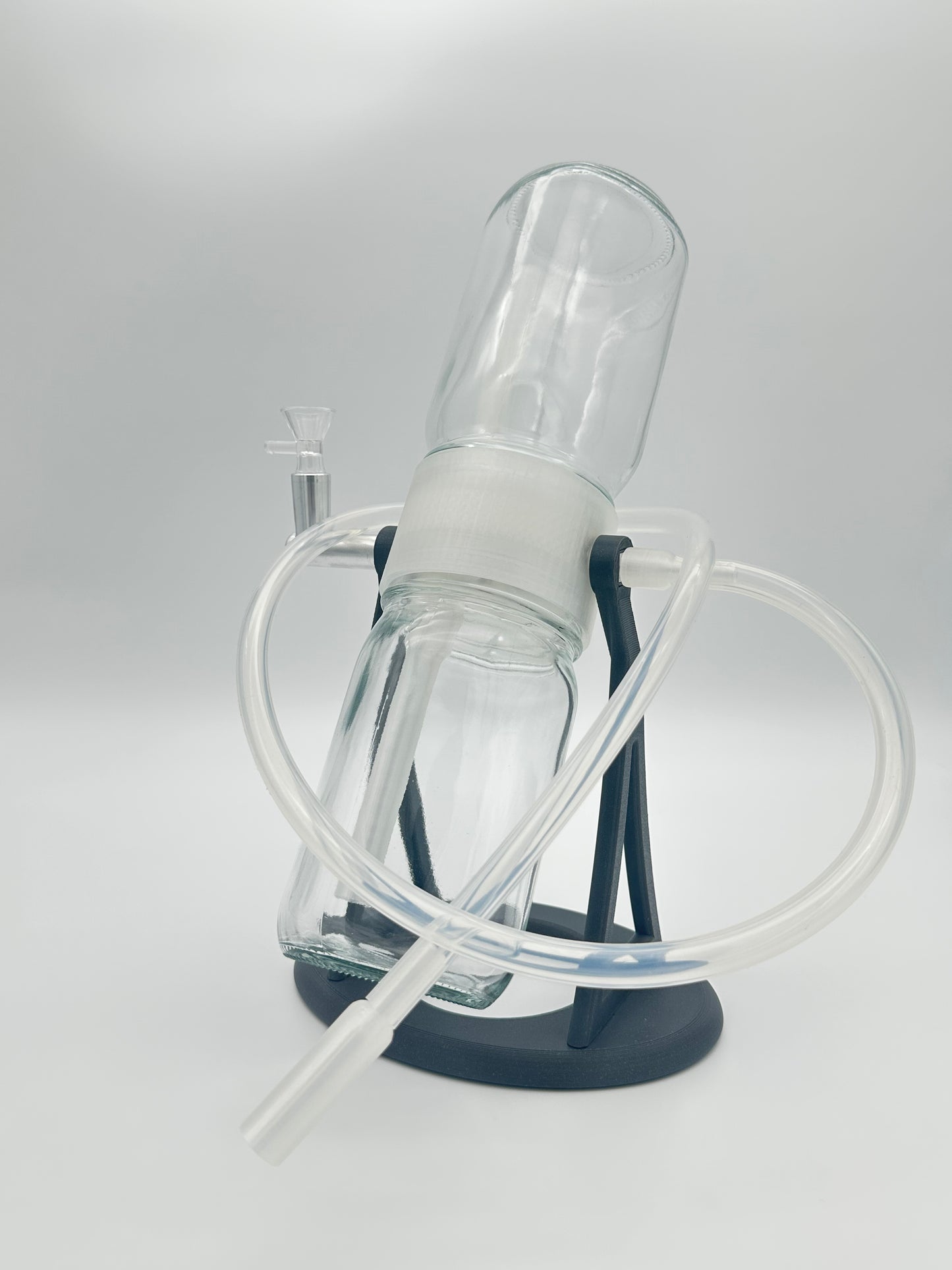 Steel Grey / Clear Gravity Glass Infuser
