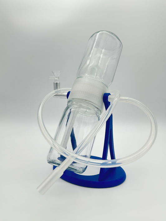 Ocean Blue / Clear Gravity Glass Infuser