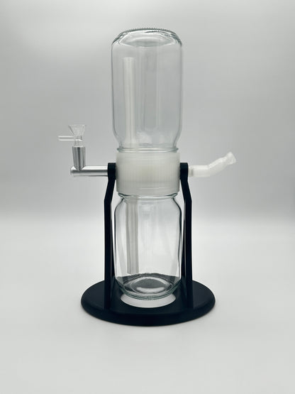 Jet Black / Clear Gravity Glass Infuser
