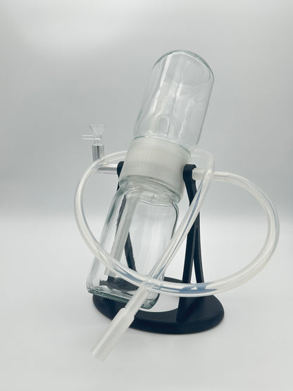 Jet Black / Clear Gravity Glass Infuser