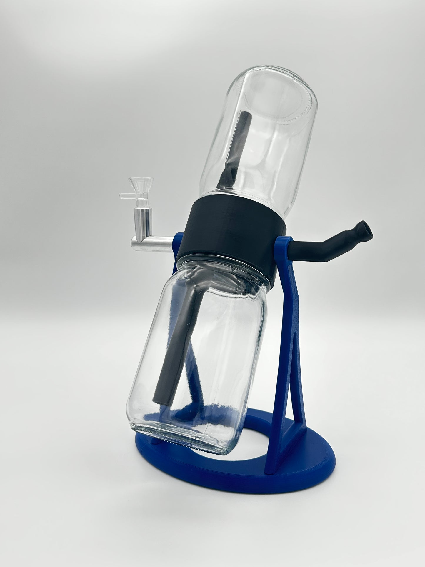 Ocean Blue / Black Gravity Glass Infuser