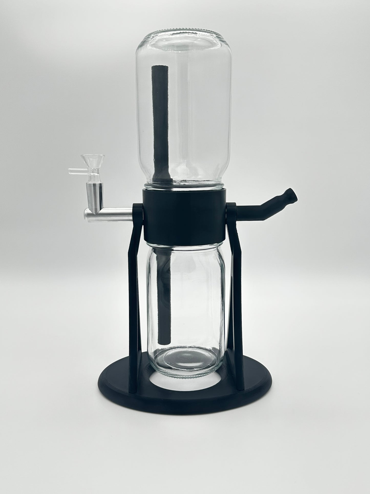 Jet Black / Black Gravity Glass Infuser