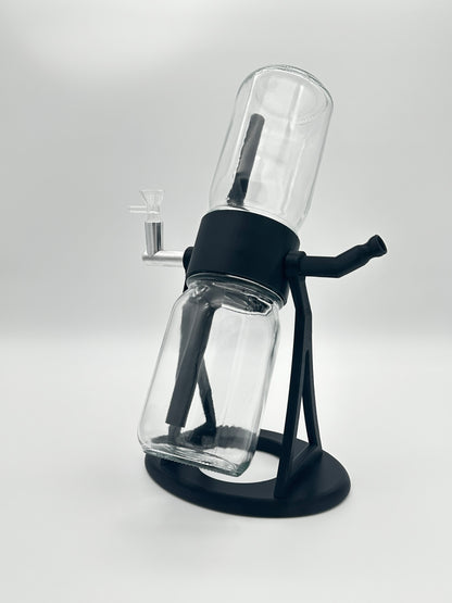 Jet Black / Black Gravity Glass Infuser