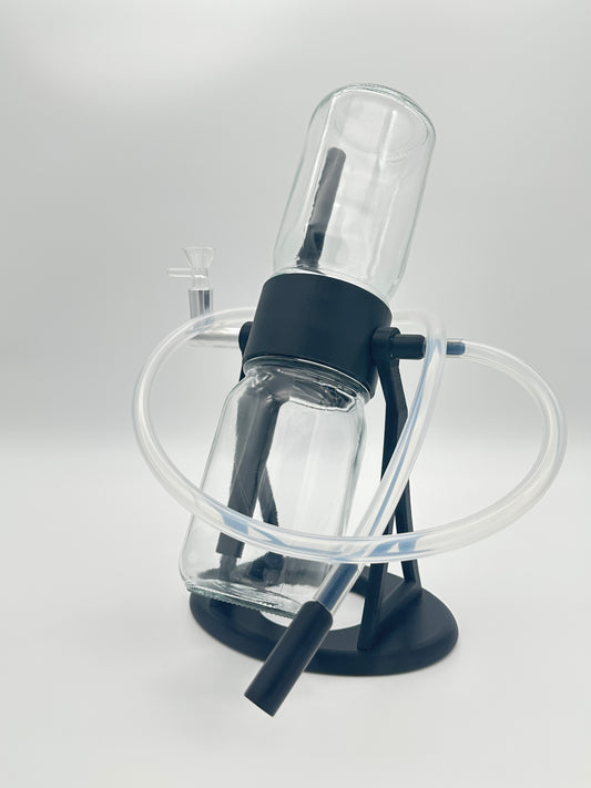 Jet Black / Black Gravity Glass Infuser
