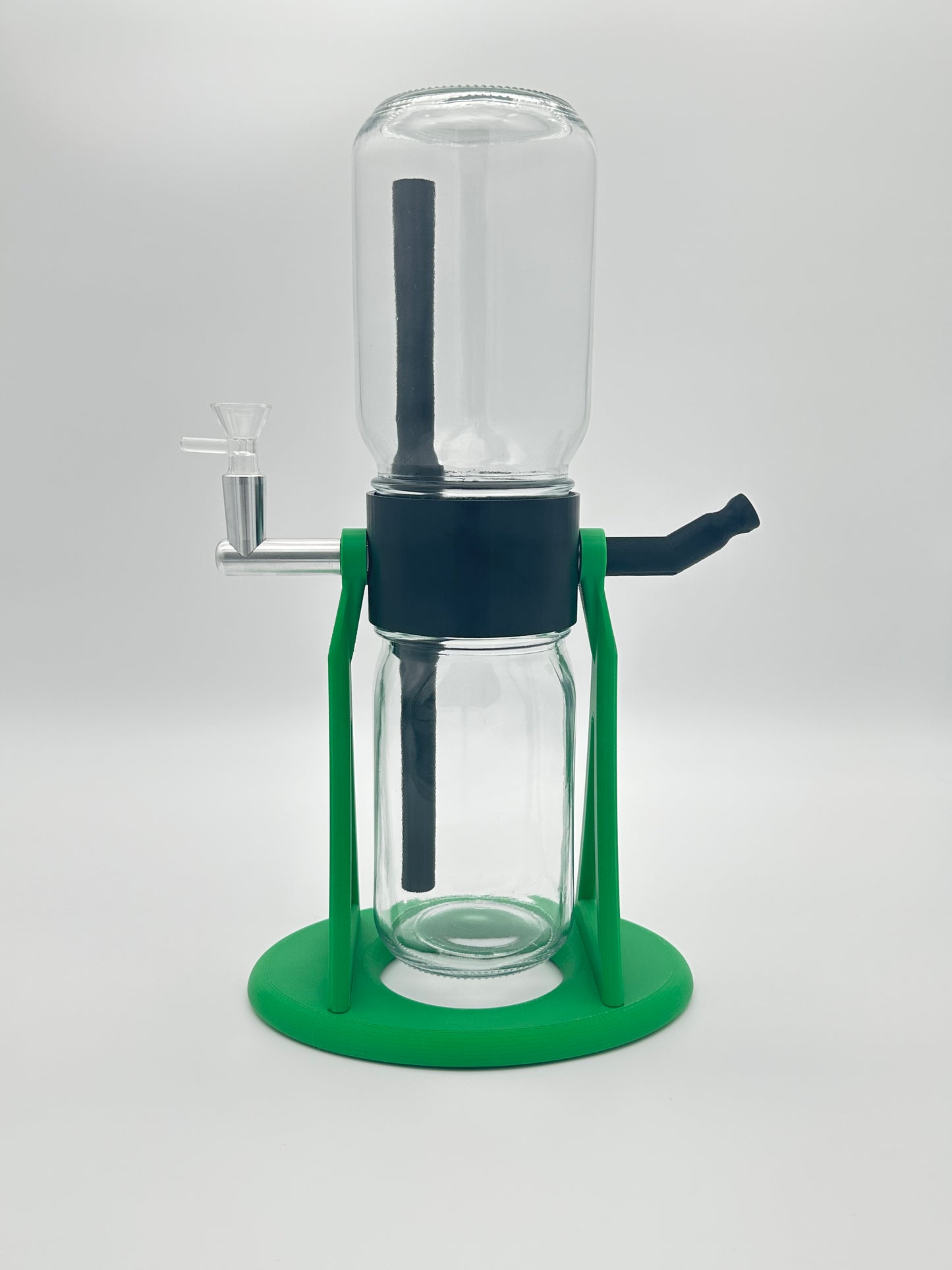 Herbal Green / Black Gravity Glass Infuser