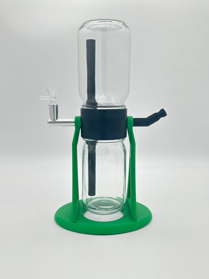 Herbal Green / Black Gravity Glass Infuser