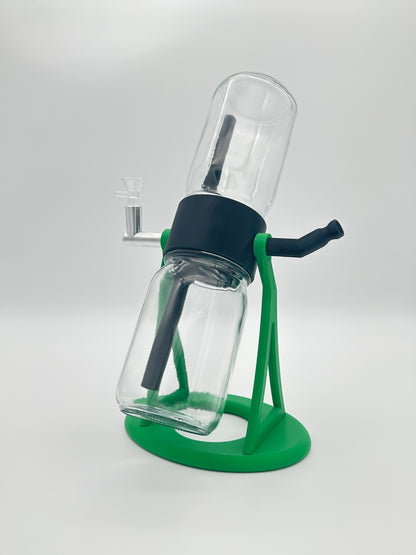 Herbal Green / Black Gravity Glass Infuser
