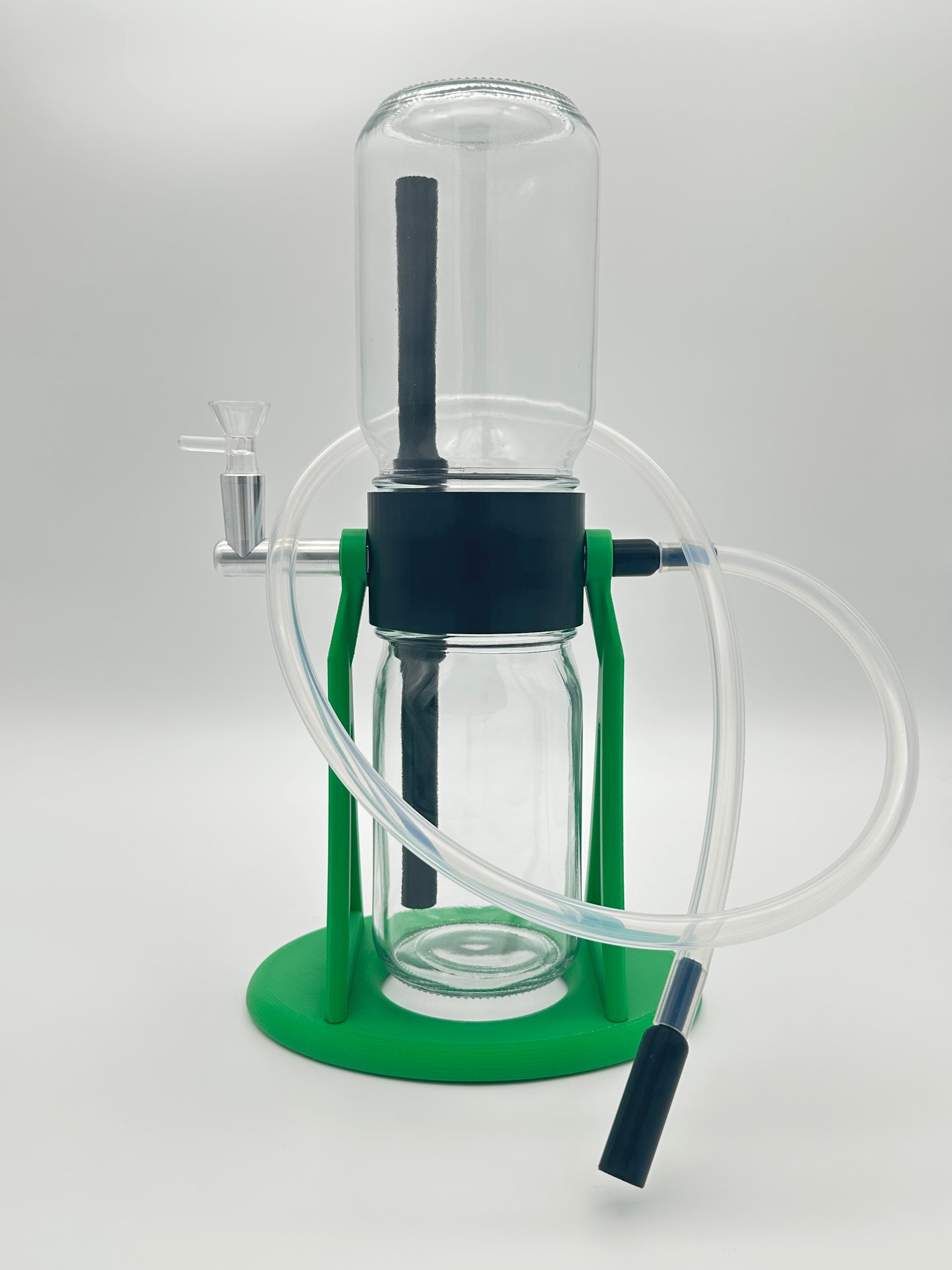 Herbal Green / Black Gravity Glass Infuser