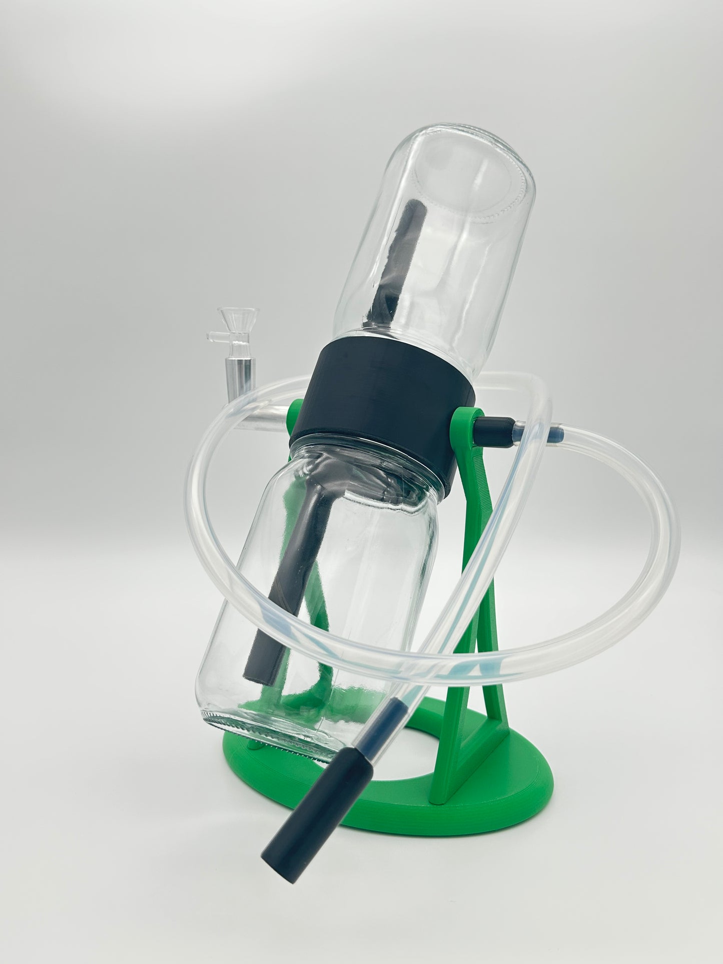 Herbal Green / Black Gravity Glass Infuser