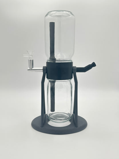 Steel Grey / Black Gravity Glass Infuser