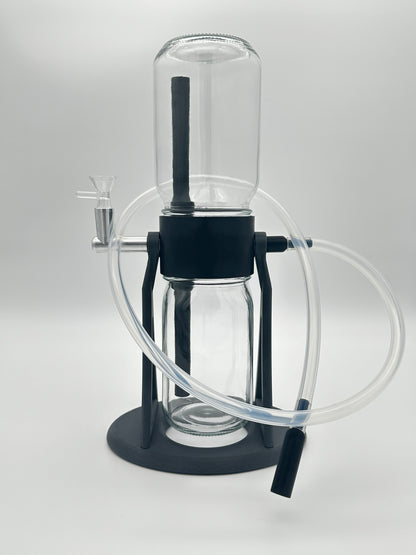 Steel Grey / Black Gravity Glass Infuser