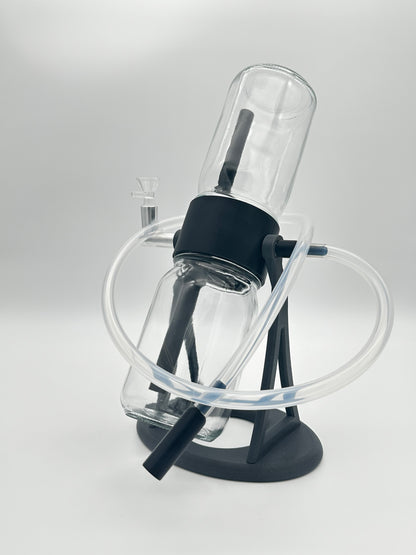 Steel Grey / Black Gravity Glass Infuser