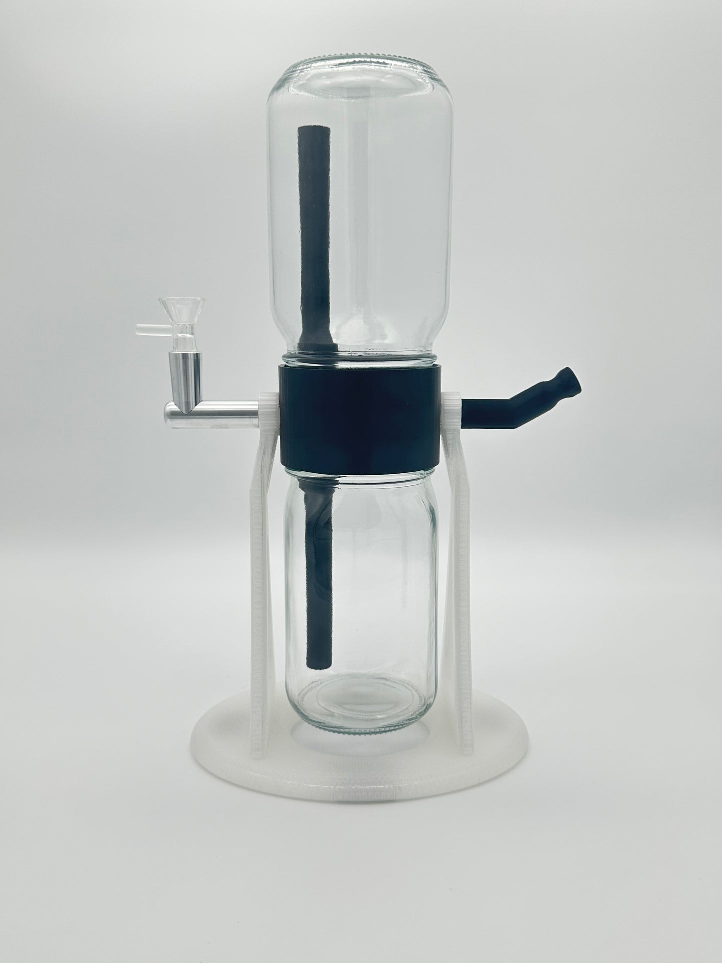 Transparent / Black Gravity Glass Infuser