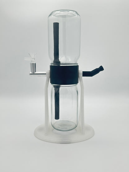 Transparent / Black Gravity Glass Infuser