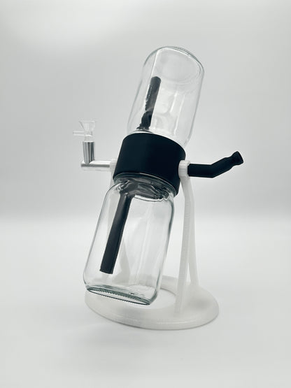 Transparent / Black Gravity Glass Infuser