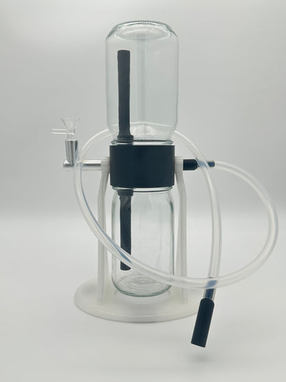 Transparent / Black Gravity Glass Infuser