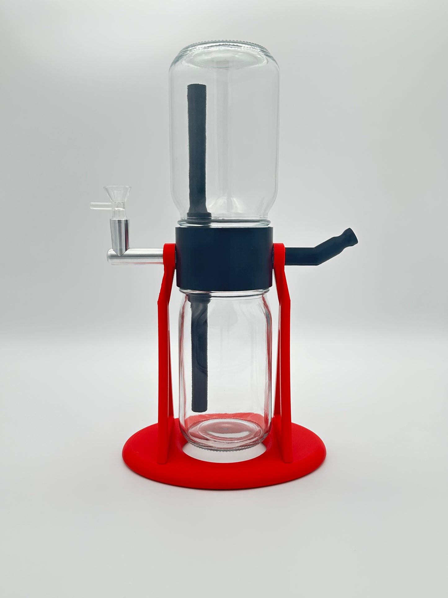 Candy Apple Red / Black Gravity Glass Infuser