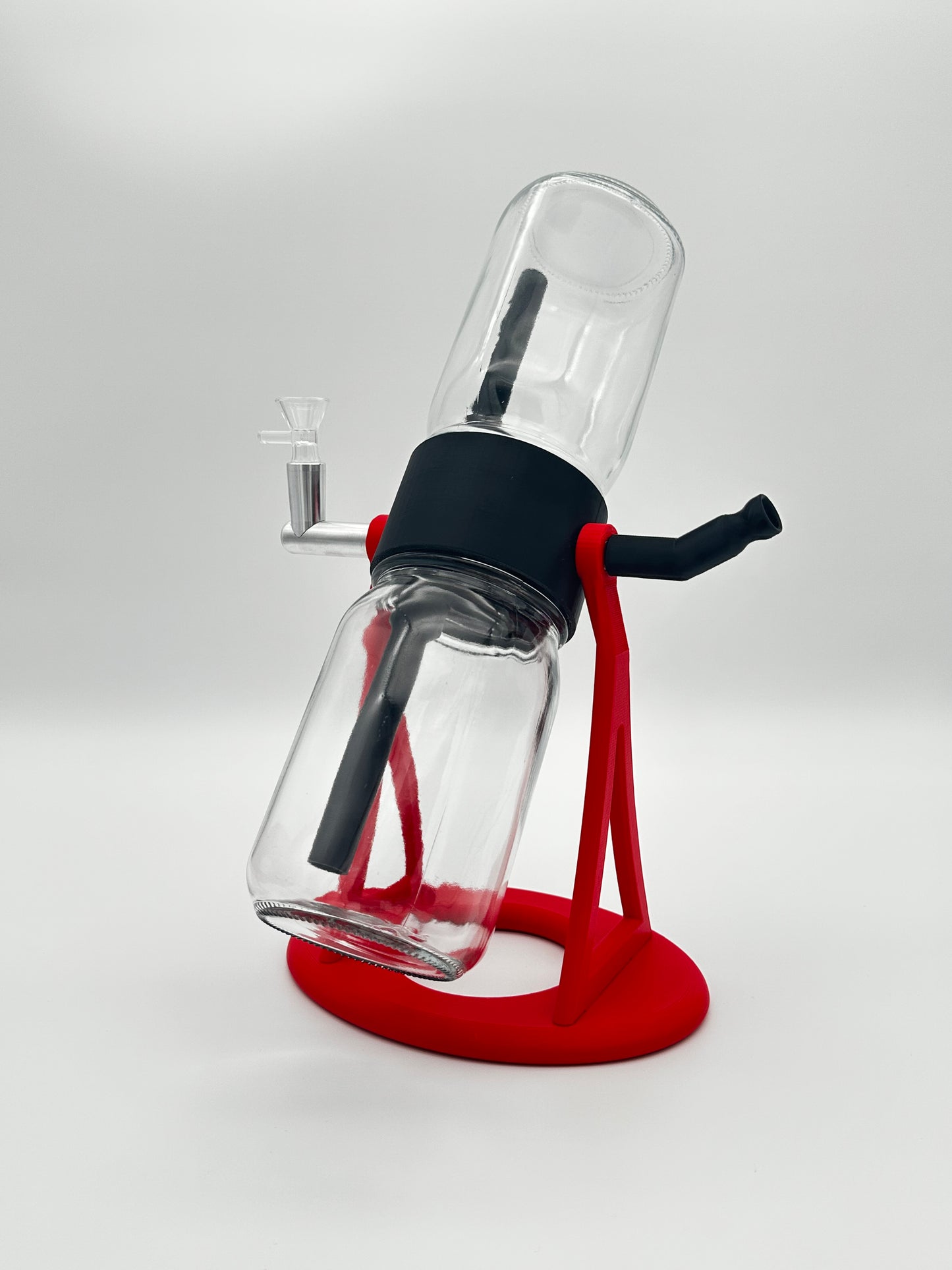 Candy Apple Red / Black Gravity Glass Infuser