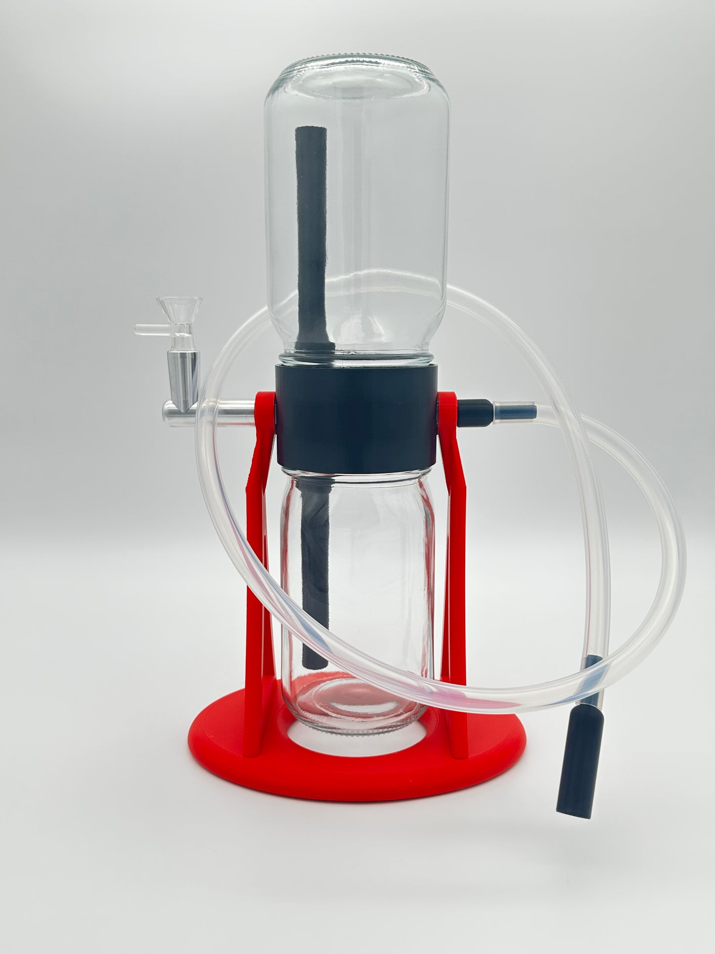 Candy Apple Red / Black Gravity Glass Infuser