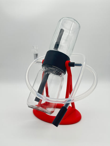 Candy Apple Red / Black Gravity Glass Infuser