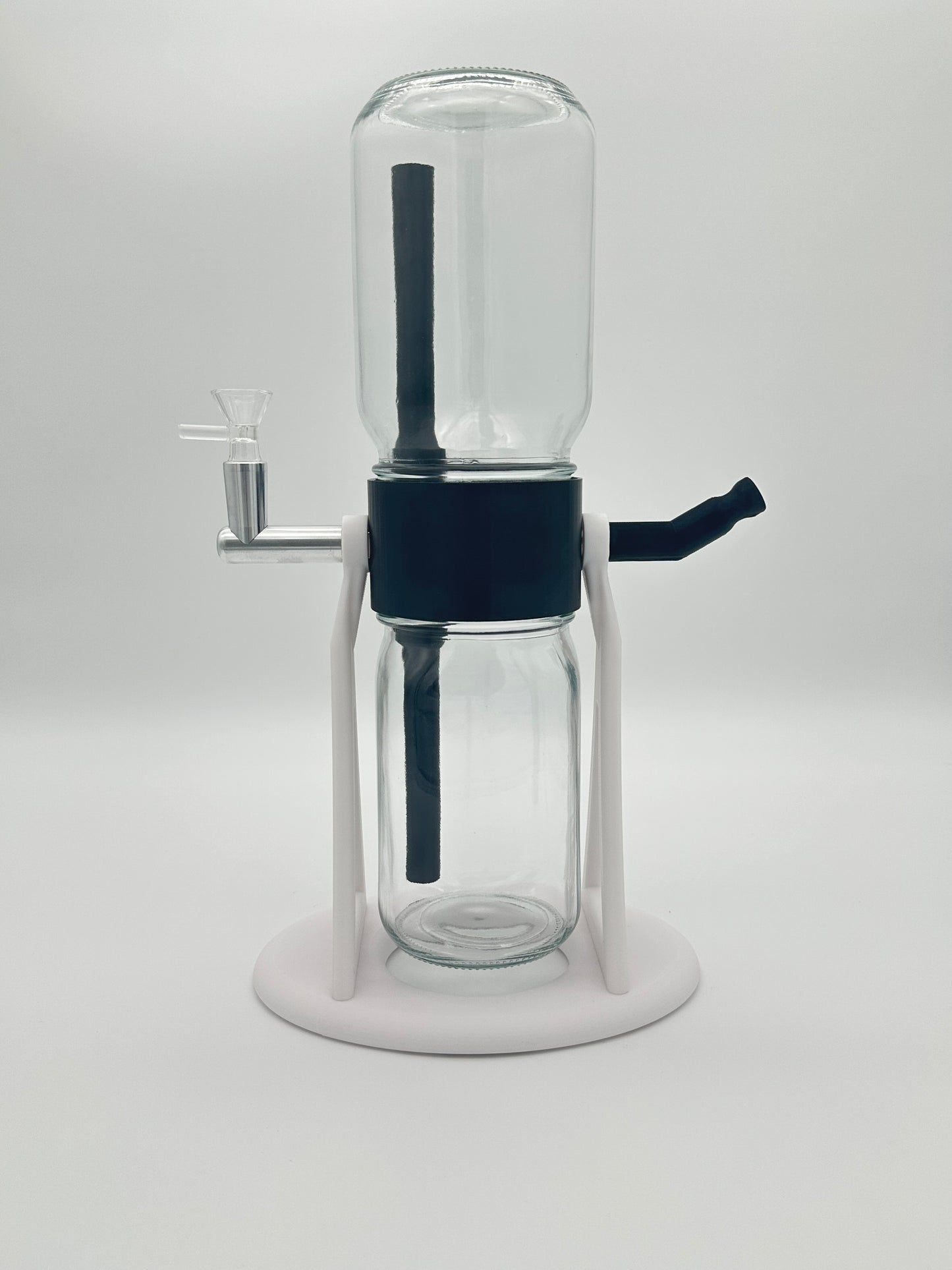White / Black Gravity Glass Infuser