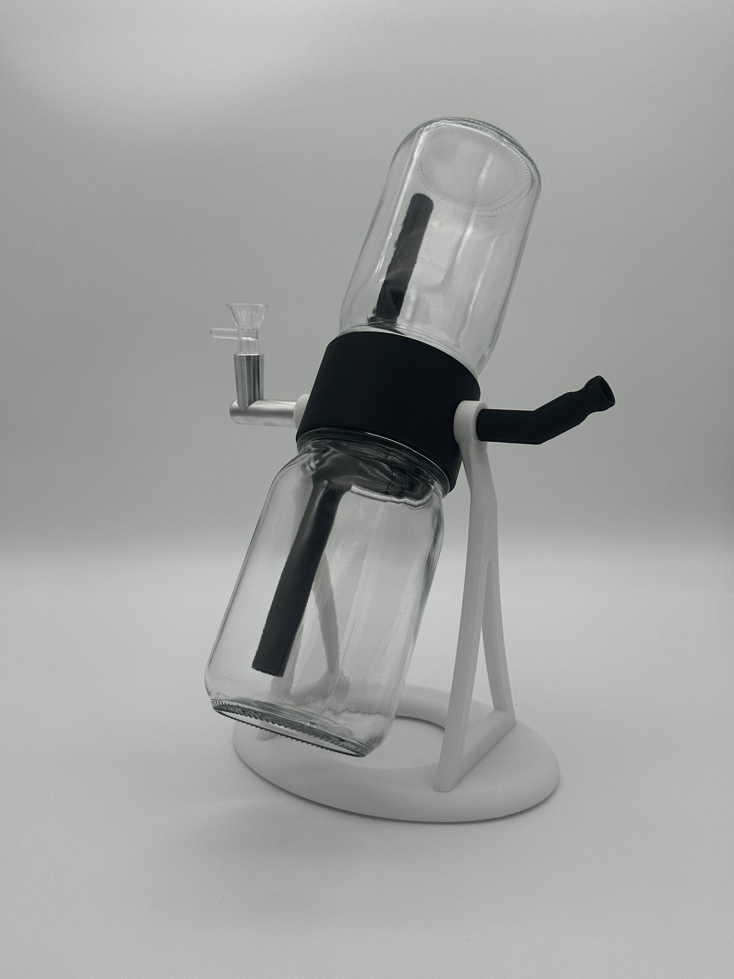 White / Black Gravity Glass Infuser