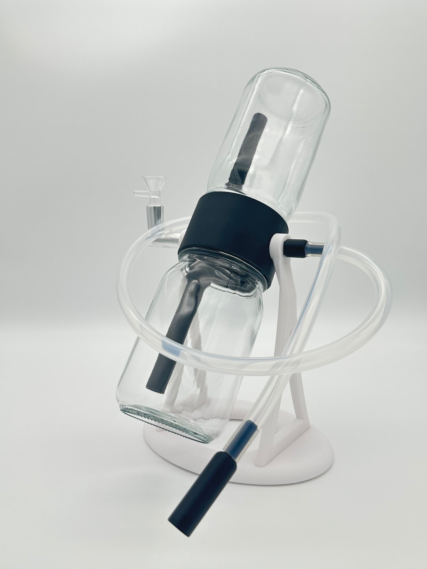 White / Black Gravity Glass Infuser