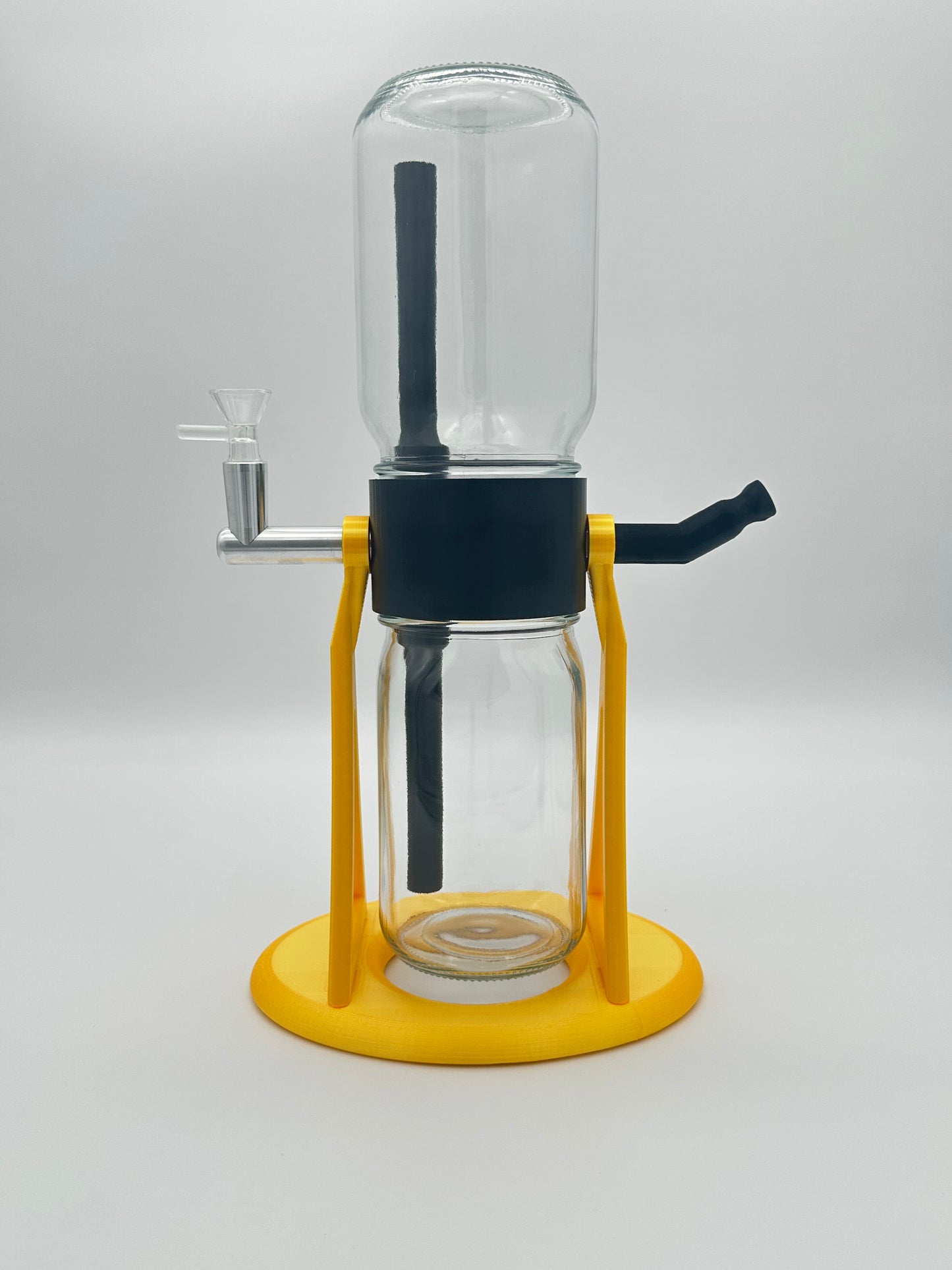 Metallic Gold / Black Gravity Glass Infuser