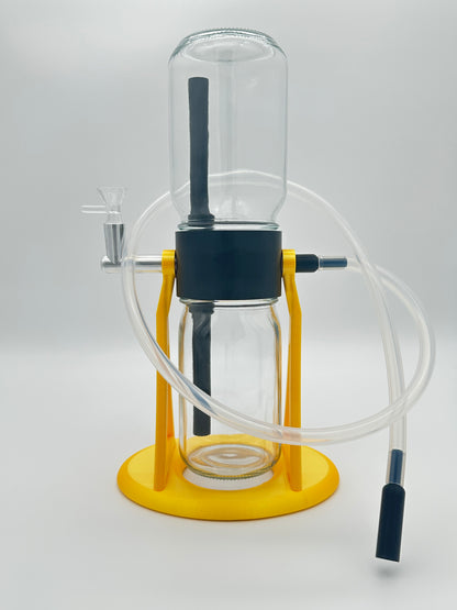 Metallic Gold / Black Gravity Glass Infuser