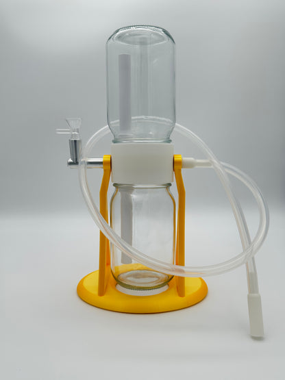 Metallic Gold / White Gravity Glass Infuser