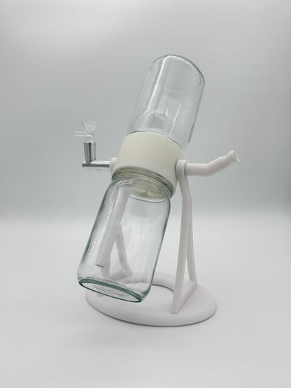 White / White Gravity Glass Infuser