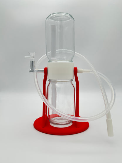 Candy Apple Red / White Gravity Glass Infuser