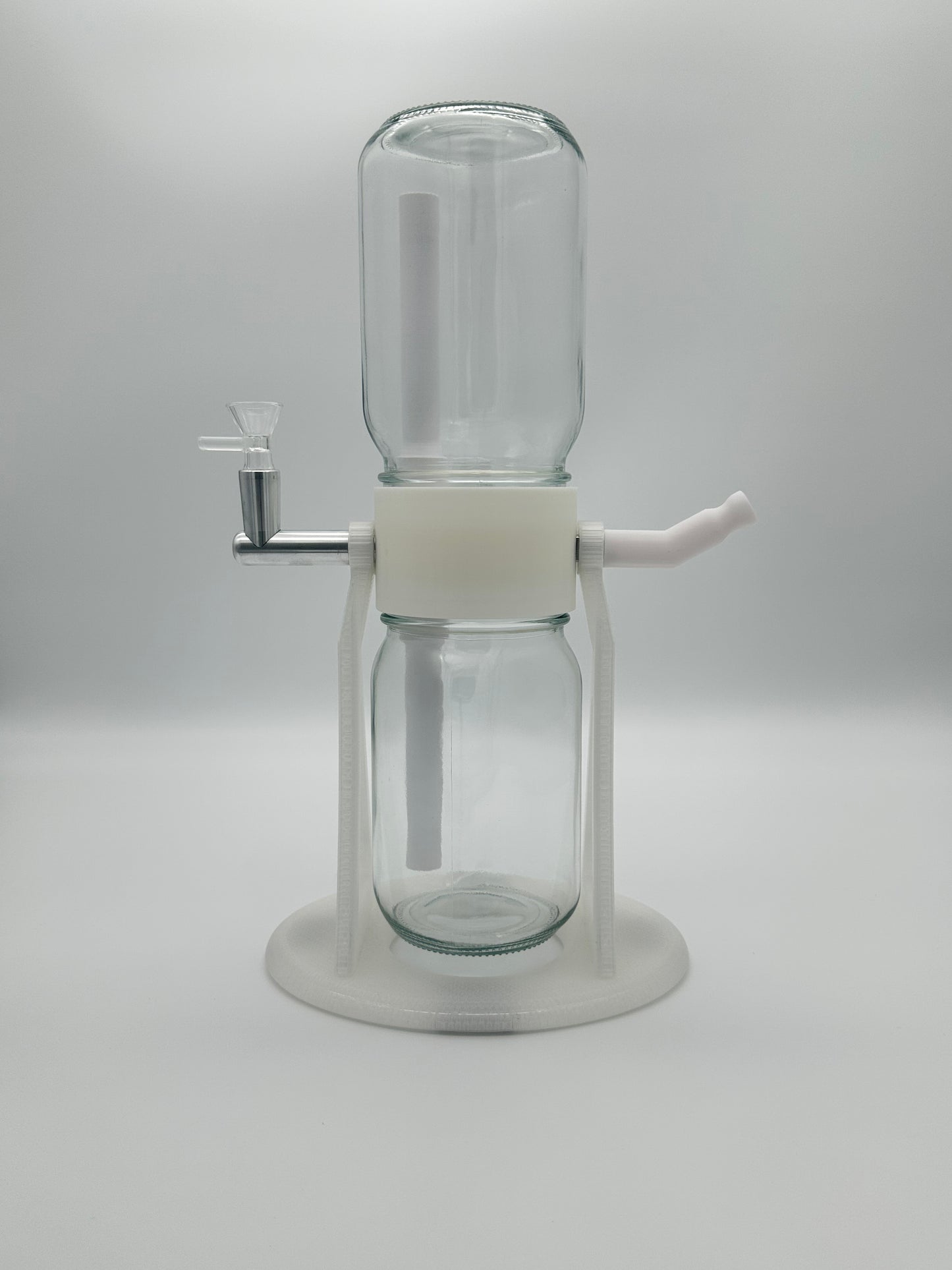 Transparent / White Gravity Glass Infuser