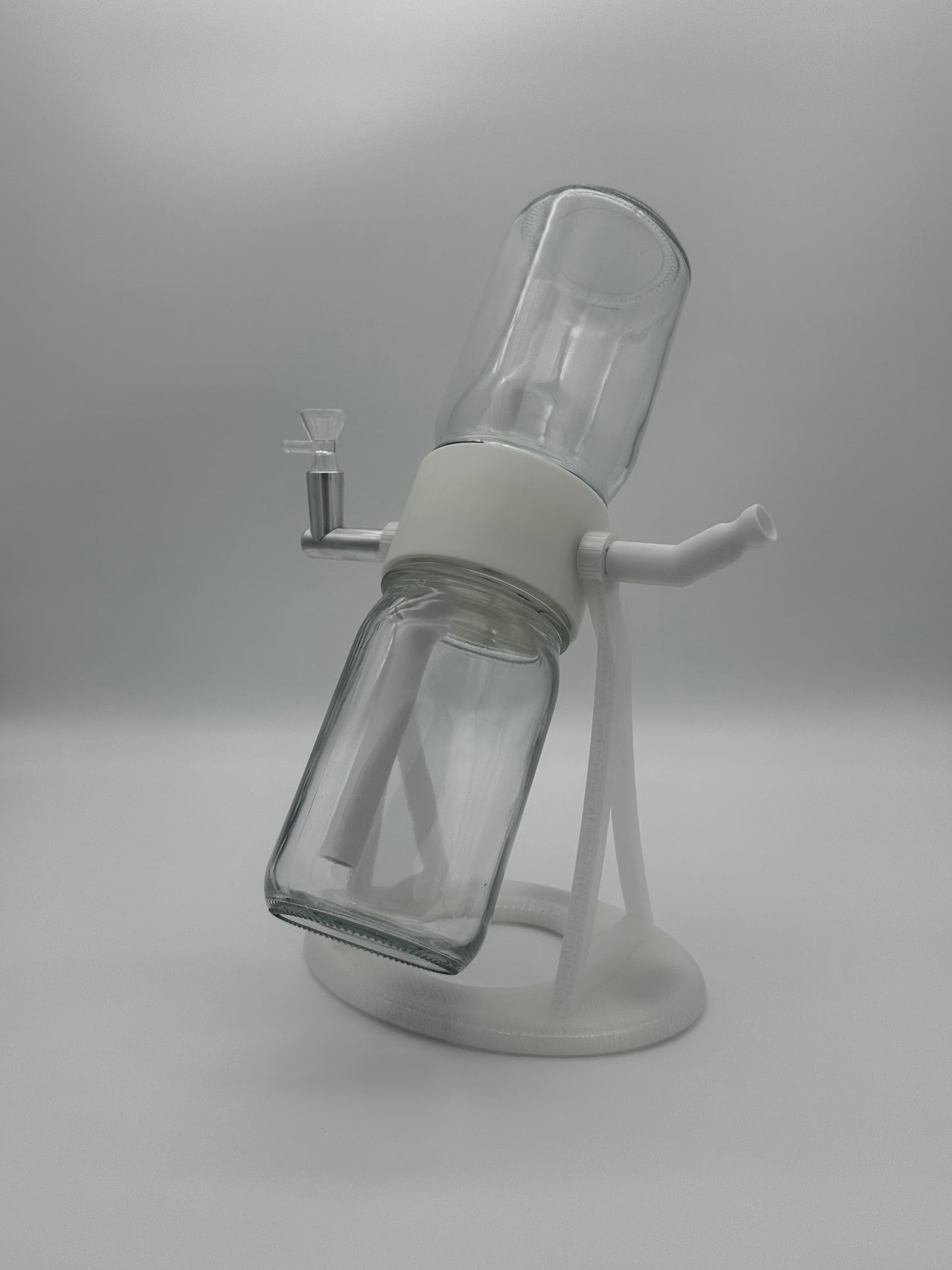 Transparent / White Gravity Glass Infuser