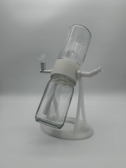 Transparent / White Gravity Glass Infuser
