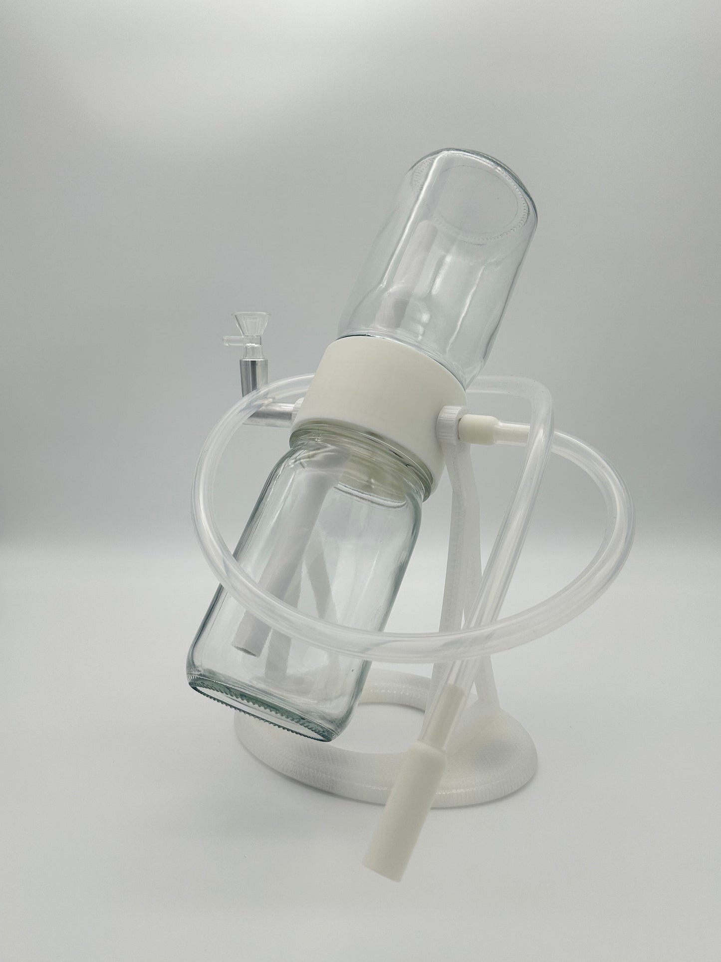 Transparent / White Gravity Glass Infuser
