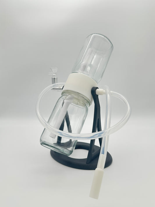 Steel Grey / White Gravity Glass Infuser