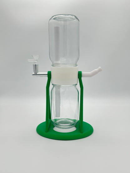 Herbal Green / White Gravity Glass Infuser