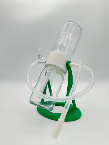 Herbal Green / White Gravity Glass Infuser